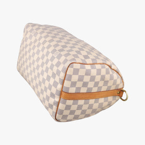 Pre-owned Louis Vuitton Speedy30 Azur Damier Canvas N41533 shoulderbag | stylenewstar