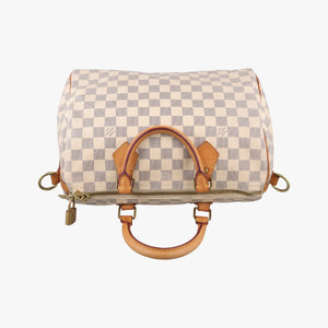 Pre-owned Louis Vuitton Speedy30 Azur Damier Canvas N41533 shoulderbag | stylenewstar