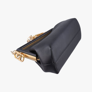 Secondhand Fendi First Black Leather 8BP129 shoulderbag | stylenewstar