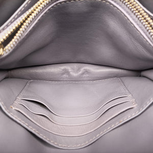Pre-owned Prada Logo Chain Purple SAFFIANO Leather BT1035 shoulderbag | stylenewstar