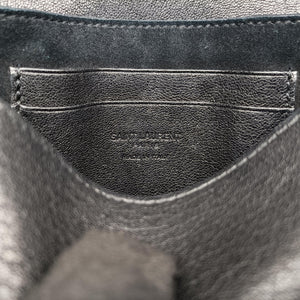 Vintage Yves Saint Laurent Charlotte Black Leather 500831 shoulderbag | stylenewstar