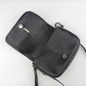 Vintage Yves Saint Laurent Charlotte Black Leather 500831 shoulderbag | stylenewstar