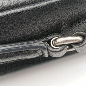Vintage Yves Saint Laurent Charlotte Black Leather 500831 shoulderbag | stylenewstar