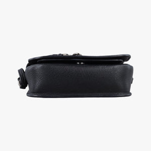 Vintage Yves Saint Laurent Charlotte Black Leather 500831 shoulderbag | stylenewstar
