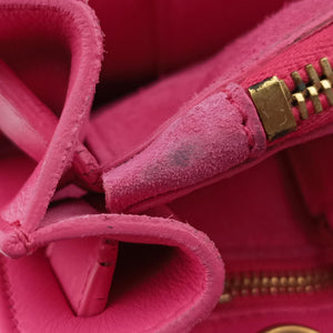 Pre-owned Yves Saint Laurent SAC DE JOUR Rose Leather 324823 shoulderbag | stylenewstar