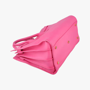 Pre-owned Yves Saint Laurent SAC DE JOUR Rose Leather 324823 shoulderbag | stylenewstar