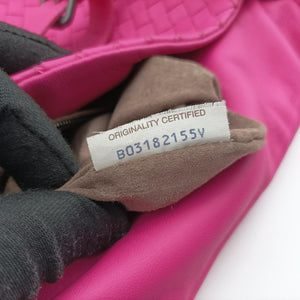 Pre-owned Bottega Veneta Intrecciato Rose lambskin shoulderbag | stylenewstar