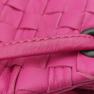 Pre-owned Bottega Veneta Intrecciato Rose lambskin shoulderbag | stylenewstar