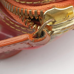 Pre-owned Louis Vuitton Weekender PM Rose×Multicolor Monogram Pulp M95734 handbag | stylenewstar