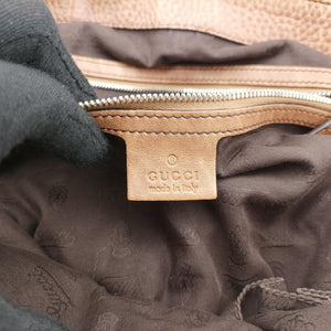 Pre-owned Gucci Medium Bamboo Brown Canvas×Leather 232959 handbag | stylenewstar
