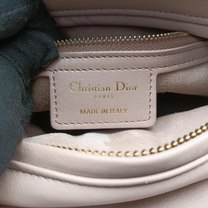 Vintage Christian Dior Lady Dior Pink lambskin shoulderbag | stylenewstar