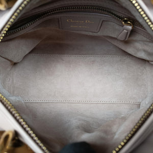 Vintage Christian Dior Lady Dior Pink lambskin shoulderbag | stylenewstar