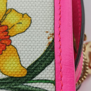 Pre-owned Gucci Flora Multicolour Canvas×Leather 550141 shoulderbag | stylenewstar