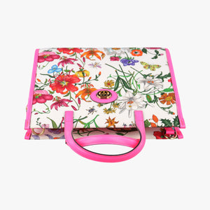 Pre-owned Gucci Flora Multicolour Canvas×Leather 550141 shoulderbag | stylenewstar