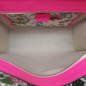 Pre-owned Gucci Flora Multicolour Canvas×Leather 550141 shoulderbag | stylenewstar