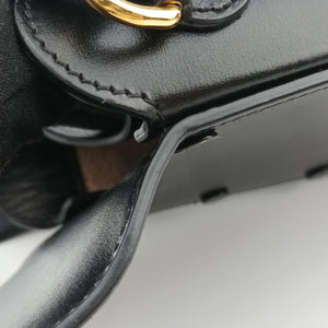 Secondhand Gucci Horsebit 1955 Black Leather 625615 shoulderbag | stylenewstar
