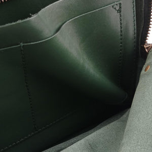 Pre-owned Valentino Rockstud Green Leather backpack/rucksack | stylenewstar