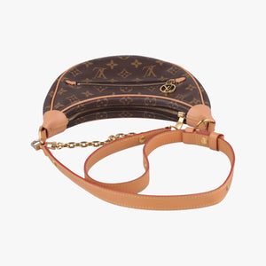 Pre-owned Louis Vuitton LOOP Brown×Beige Monogram Canvas M81098 shoulderbag | stylenewstar