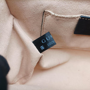 Pre-owned Gucci Padlock Brown PVC coated canvas 409487 shoulderbag | stylenewstar
