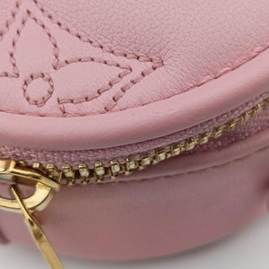 Pre-owned Louis Vuitton Pop My Heart Pouch pink Leather M82526 shoulderbag | stylenewstar