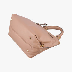 Pre-owned Ferragamo Sofia Beige Leather shoulderbag | stylenewstar
