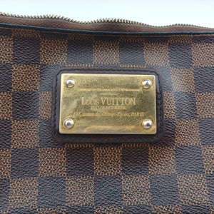 Pre-owned Louis Vuitton EVA EBENE Damier Canvas N55213 handbag | stylenewstar