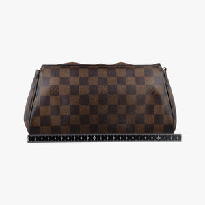 Pre-owned Louis Vuitton EVA EBENE Damier Canvas N55213 handbag | stylenewstar