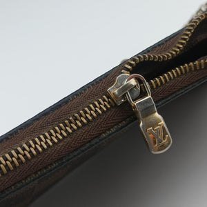 Pre-owned Louis Vuitton EVA EBENE Damier Canvas N55213 handbag | stylenewstar