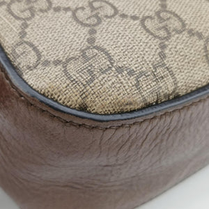 Pre-owned Gucci Neo Vintage Messenger beige×brown PVC coated canvas × leather 476466 shoulderbag | stylenewstar