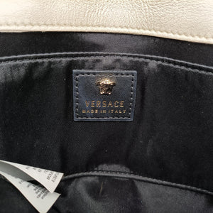 Pre-owned VERSACE medusa Golden Leather shoulderbag | stylenewstar