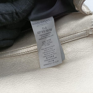 Pre-owned VERSACE medusa Golden Leather shoulderbag | stylenewstar