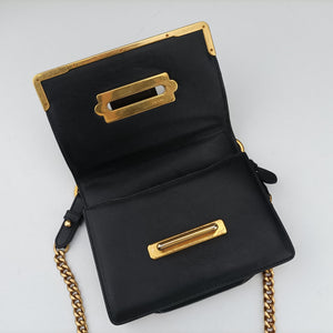 Secondhand Prada Cahier Black Leather×SAFFIANO Leather 1BD045 shoulderbag | stylenewstar