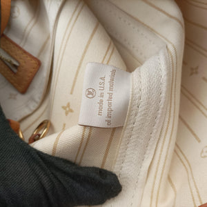 Pre-owned Louis Vuitton Neverfull MM Azur Damier Canvas N51107 handbag | stylenewstar
