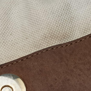 Pre-owned Gucci GG Running Brown GGCanvas×Leather 247183 shoulderbag | stylenewstar