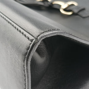 Pre-owned Gucci Emily Black Leather 295403 shoulderbag | stylenewstar