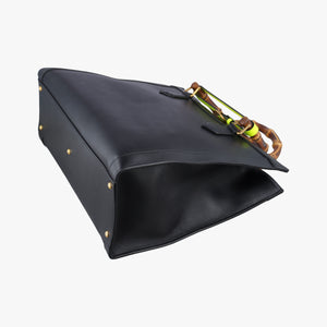 Pre-owned Gucci Bamboo Black Leather 655658 handbag | stylenewstar