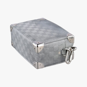 Pre-owned Louis Vuitton Mini Soft Trunk Silver Leather M59726 shoulderbag | stylenewstar