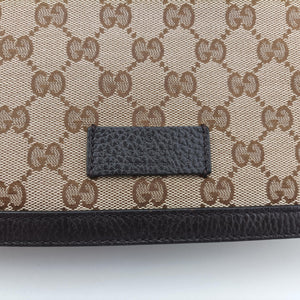 Vintage Gucci messenger Beige × brown GG canvas×Leather 449171 shoulderbag | stylenewstar