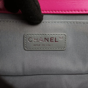 Pre-owned Chanel BOY CHANEL Rose velour A67416 shoulderbag | stylenewstar