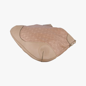 Pre-owned Gucci Horsebit Hobo Beige leather 272389 handbag | stylenewstar
