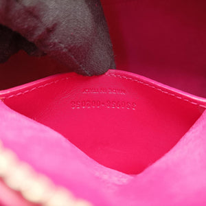 Pre-owned Yves Saint Laurent CLASSIC BABY DUFFLE Rose Leather 330958 shoulderbag | stylenewstar