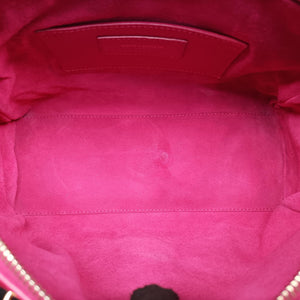 Pre-owned Yves Saint Laurent CLASSIC BABY DUFFLE Rose Leather 330958 shoulderbag | stylenewstar