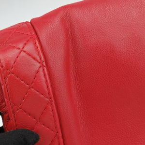 Secondhand Chanel BOY CHANEL Red Leather A67946 shoulderbag | stylenewstar