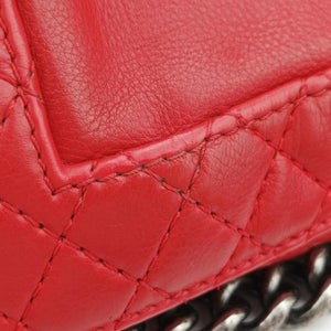 Secondhand Chanel BOY CHANEL Red Leather A67946 shoulderbag | stylenewstar