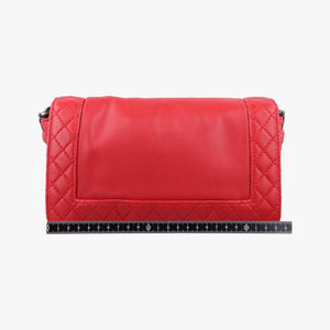 Secondhand Chanel BOY CHANEL Red Leather A67946 shoulderbag | stylenewstar