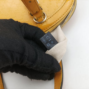 Secondhand Gucci Microguccissima Yellow Patent Leather 309617 shoulderbag | stylenewstar