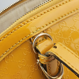 Secondhand Gucci Microguccissima Yellow Patent Leather 309617 shoulderbag | stylenewstar