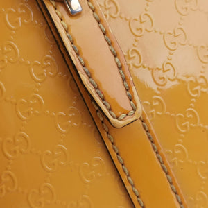 Secondhand Gucci Microguccissima Yellow Patent Leather 309617 shoulderbag | stylenewstar