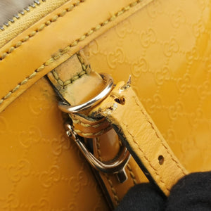 Secondhand Gucci Microguccissima Yellow Patent Leather 309617 shoulderbag | stylenewstar