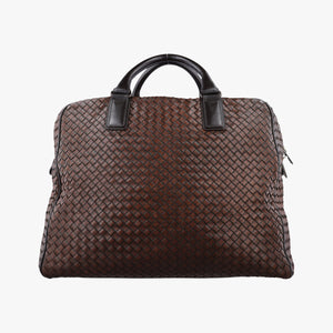 Secondhand Bottega Veneta Intrecciato Brown lambskin handbag | stylenewstar